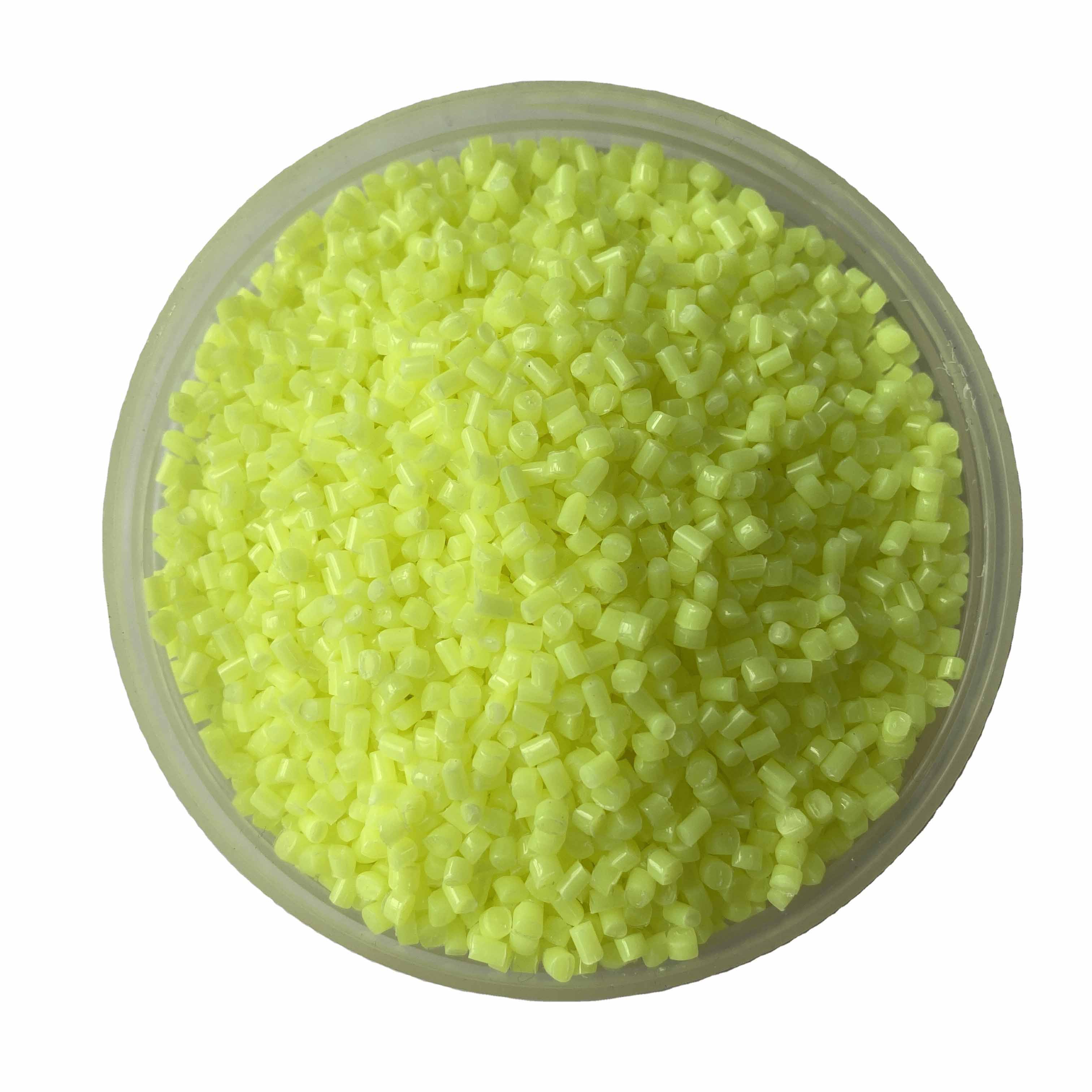 Masterbatch branqueador fluorescente para plástico reciclado